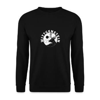 Forêt de cerfs Wittgenstein montagnes - Sweat-shirt Unisexe - noir - Devant - Alina (178cm) & Michal (187cm)