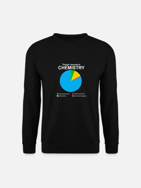 Wissenschaft Chemie Physik Mathematik Biologe Nerd - Unisex Pullover - Schwarz