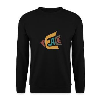 Amoureux des oiseaux liberté paix amour - Sweat-shirt Unisexe - noir - Devant - Alina (178cm) & Michal (187cm)