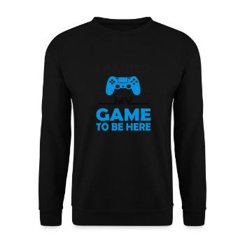 Mon gamer de jeu a été arrêté - Sweat-shirt Unisexe - noir - Devant - Alina (178cm) & Michal (187cm)
