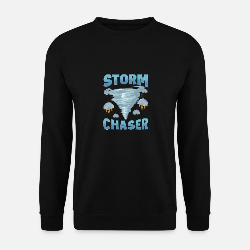 Netter Sturmjäger Unwetter-Tornado-Hurrikan - Unisex Pullover - Schwarz