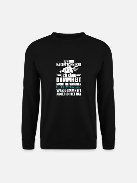 Kältetechniker Geschenk Klimatechniker - Unisex Pullover - Schwarz