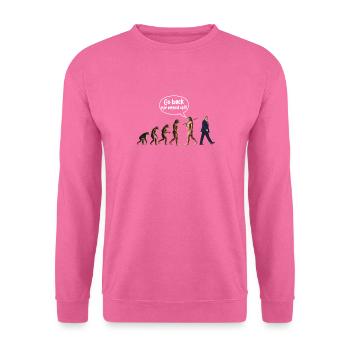 Funny Political Go Back We Messed Up  - Unisex Sweatshirt - pink - Front