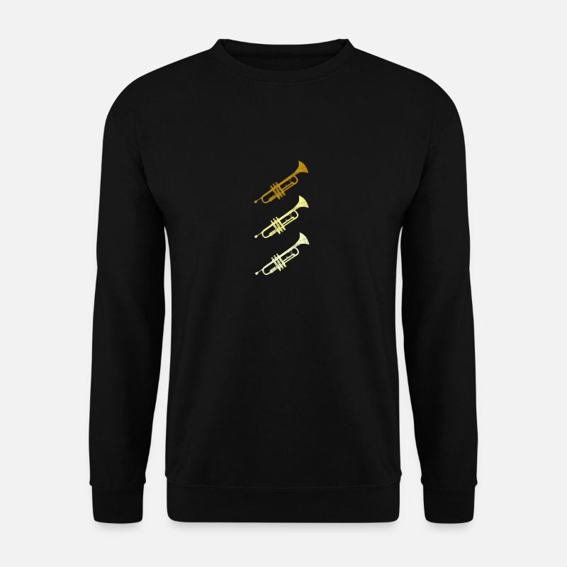 Trompete Bunt - Unisex Pullover - Schwarz