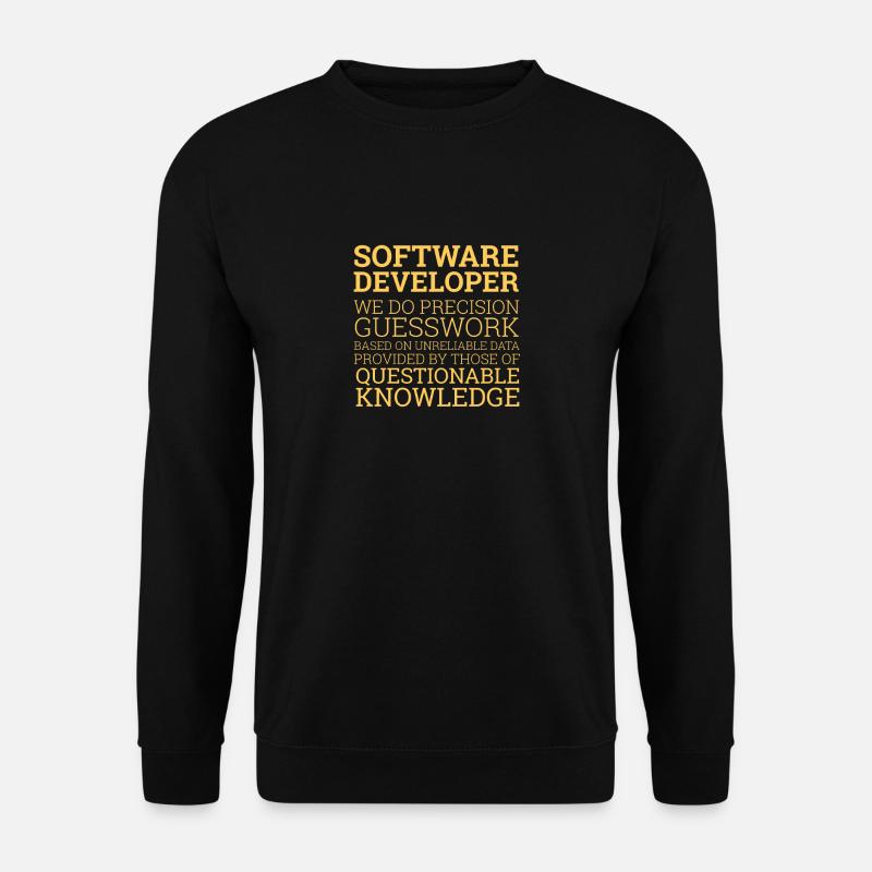 "Software Developer" | Programmer - Unisex Sweatshirt - black