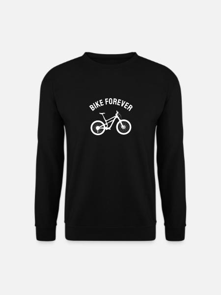Fahrrad Geschenkidee - Fahrrad für immer - Unisex Pullover - Schwarz