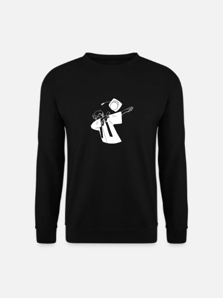 Dabbing Doktorhut Bachelor Studentenhut Abschluss - Unisex Pullover - Schwarz