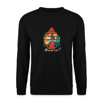 Bird Nerd Bird Watcher Birding - Sweat-shirt Unisexe - noir - Devant - Alina (178cm) & Michal (187cm)