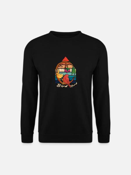 Bird Nerd Bird Watcher Birding - Unisex Sweatshirt - black