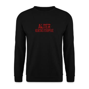 Alter Katastrophe - Unisex Pullover - Schwarz - Vorne - Alina (178cm) & Michal (187cm)