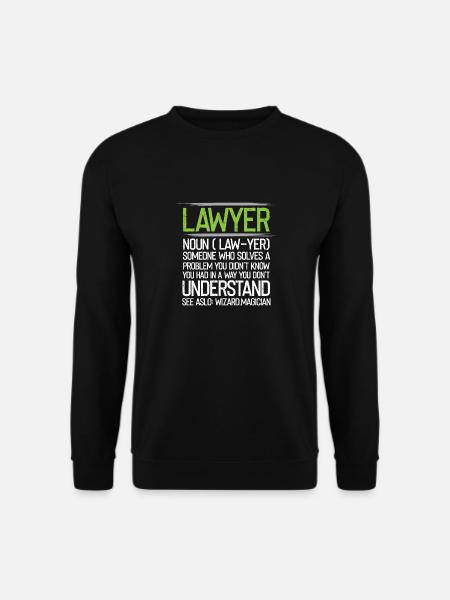 Avocat Droit Avocat Avocat - Sweat-shirt Unisexe - noir