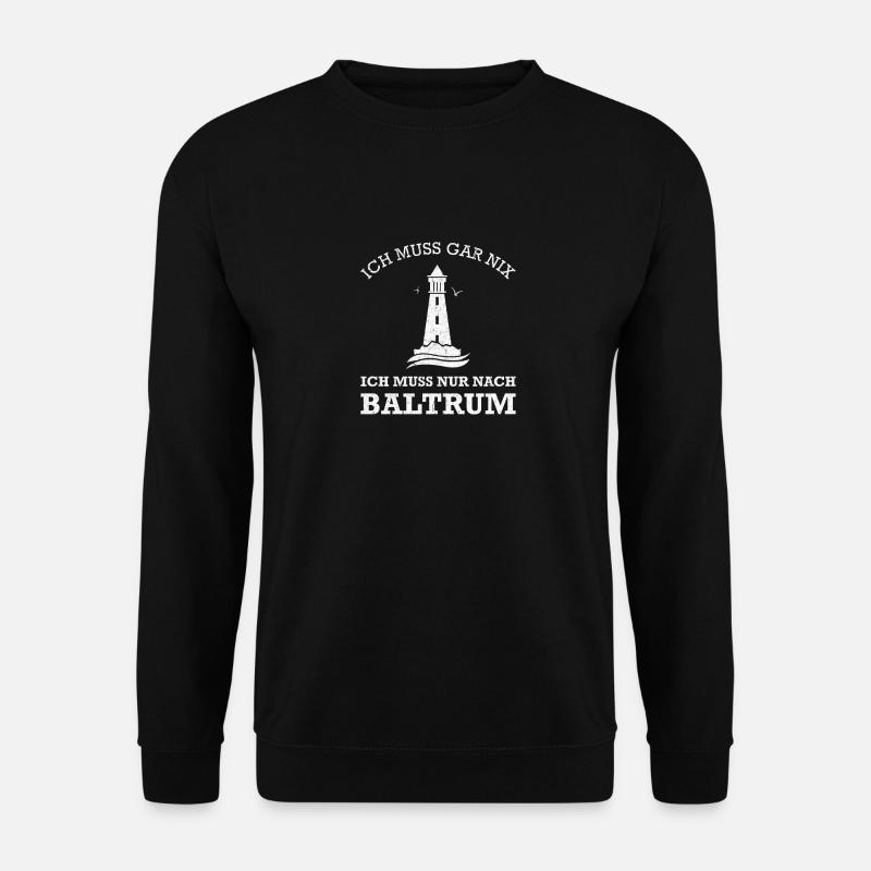 Baltrum Urlaub Geschenk - Nordsee Baltrum - Unisex Pullover - Schwarz