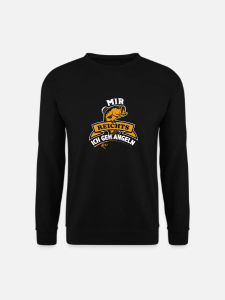 Angeln mir reichts ich geh Angeln - Unisex Pullover - Schwarz