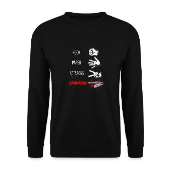 Carpenter carpenter woodworking joiner - Unisex Sweatshirt - black - Front - Alina (178cm) & Michal (187cm)