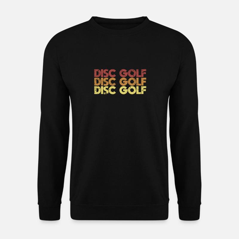 Retro Disc Golf - Unisex Sweatshirt - black