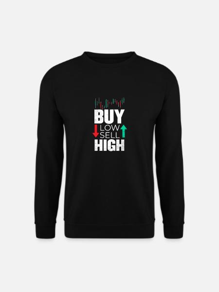 Day trading - trading - Unisex Sweatshirt - black