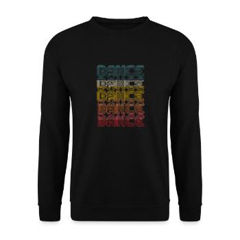 Danse danseuse danseuse danse école de danse - Sweat-shirt Unisexe - noir - Devant - Alina (178cm) & Michal (187cm)