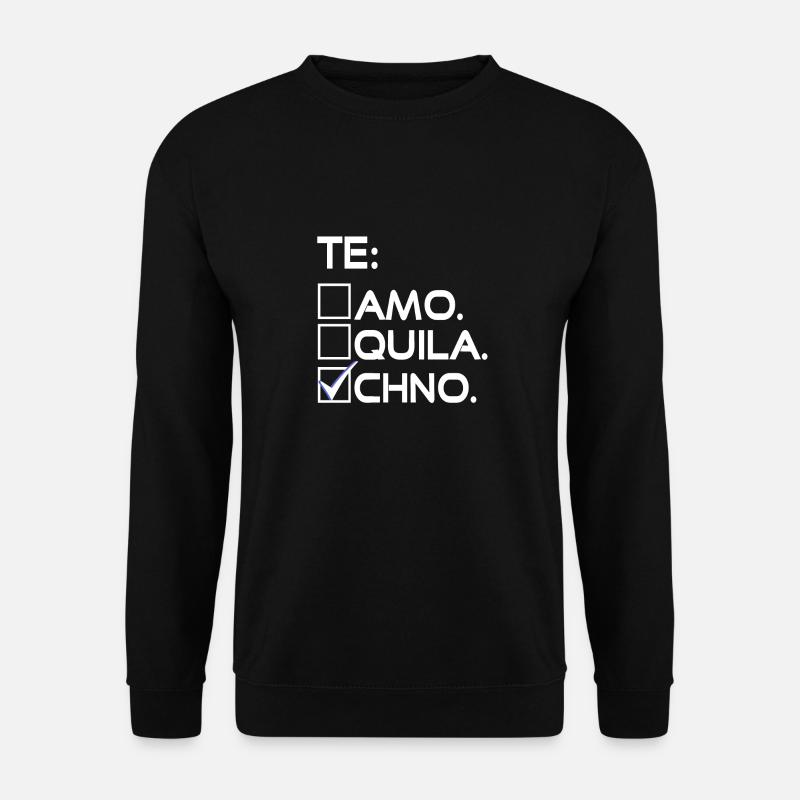 Techno confirmed - Unisex Sweatshirt - black