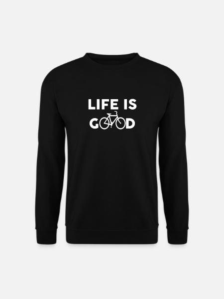 Bike Bicycling BMX Mountain Bike Tour - Unisex Sweatshirt - black