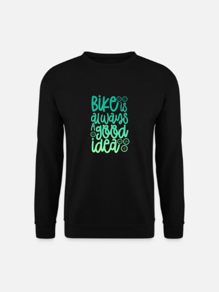Bike Bicycling BMX Mountain Bike Tour - Unisex Sweatshirt - black