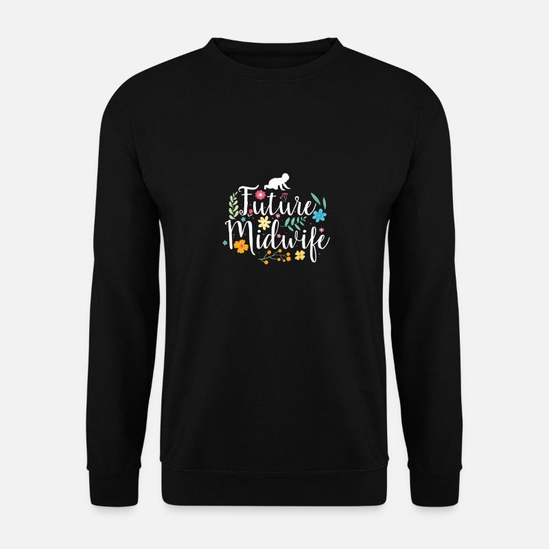 Hebammen Schule | Hebammen Geburtshelfer Geschenke - Unisex Pullover - Schwarz