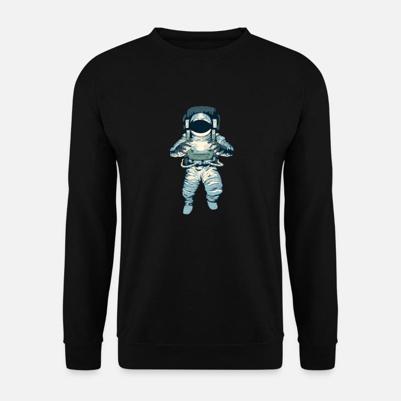 Der Astronaut - Unisex Pullover - Schwarz