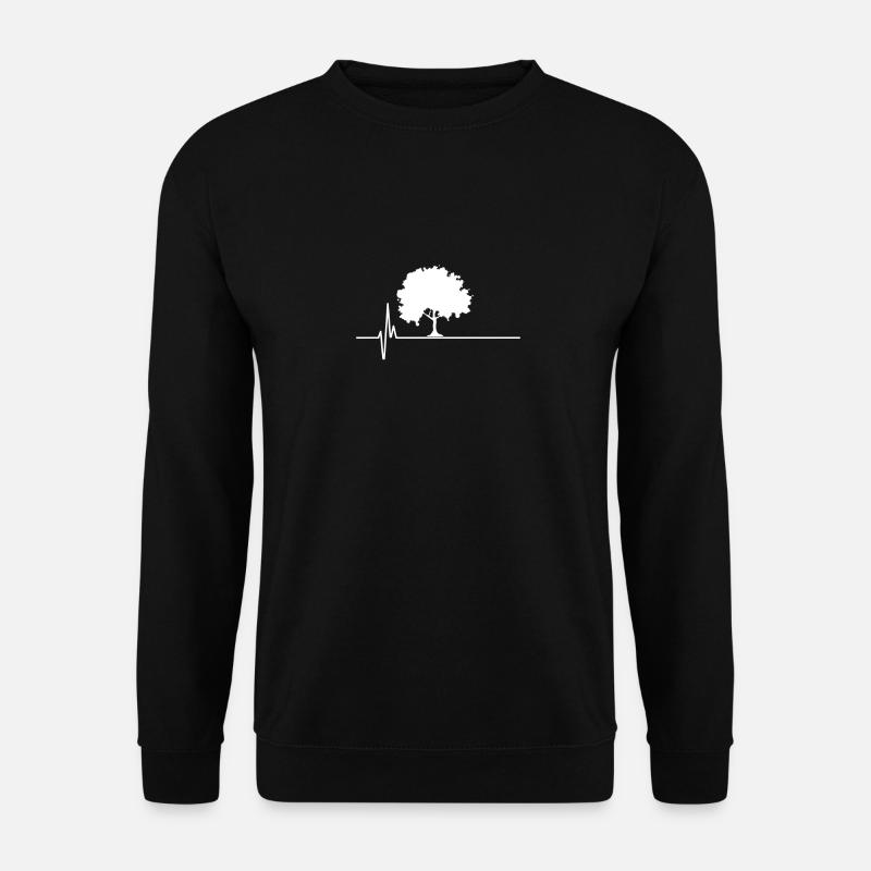 Tree heartbeat - Unisex Sweatshirt - black