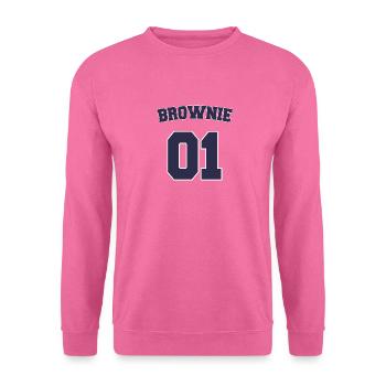 Brownie pour tous les Bruns Amis Poilus Tenues - Sweat-shirt Unisexe - rose - Devant