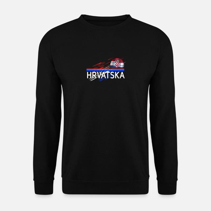Hrvatska - Unisex Pullover - Schwarz