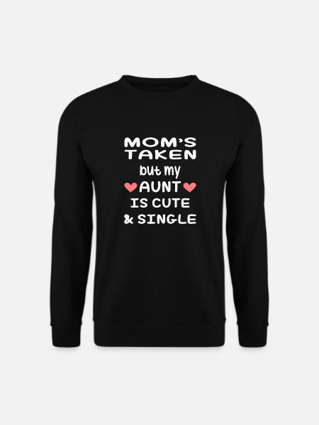 tante cadeau funny-aunt quote-single tante quote grappig - Uniseks sweater - zwart