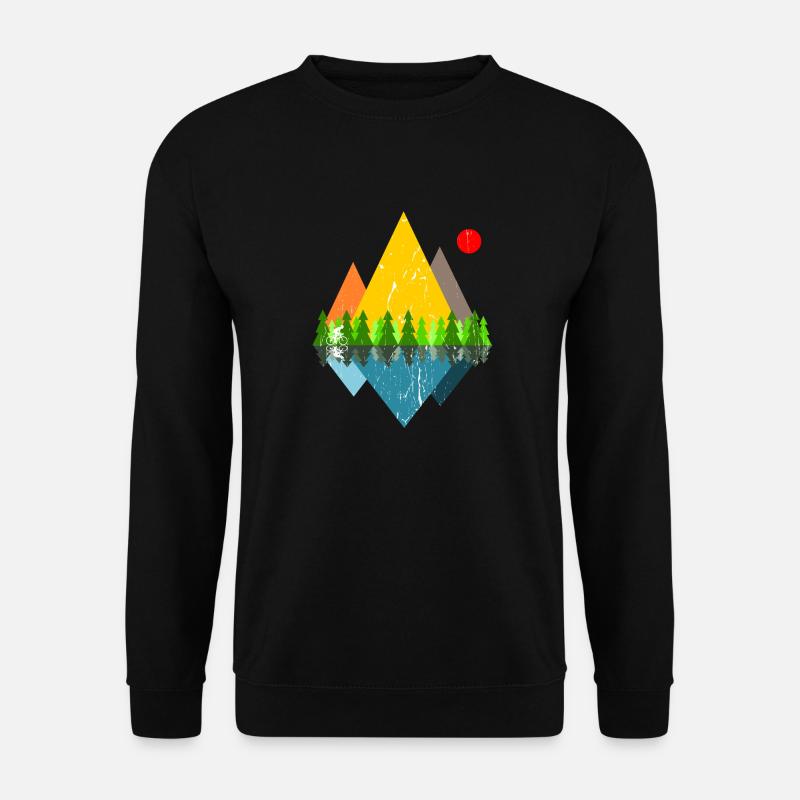 Berge reiten - Unisex Pullover - Schwarz
