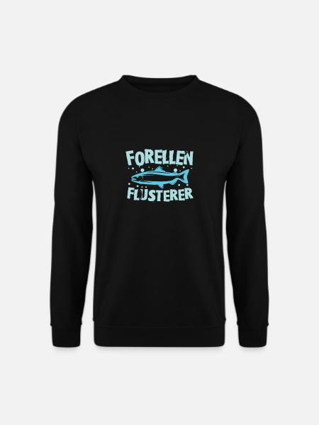 Pêche à la truite - Sweat-shirt Unisexe - noir