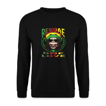Un seul amour - Sweat-shirt Unisexe - noir - Devant - Alina (178cm) & Michal (187cm)