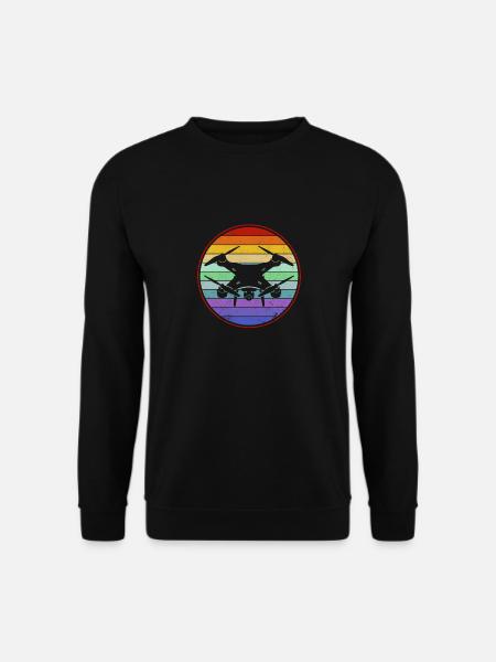 Drone Retro - Unisex Sweatshirt - black