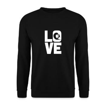 Surfing surfer surfing - Unisex Sweatshirt - black - Front - Alina (178cm) & Michal (187cm)