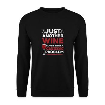 1er Cruise Wine Lover Cruising and Drink Gift - Sweat-shirt Unisexe - noir - Devant - Alina (178cm) & Michal (187cm)