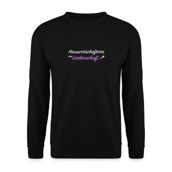 Hauswirtschafterin Hauswirtschaft Geschenkidee - Unisex Pullover - Schwarz - Vorne - Alina (178cm) & Michal (187cm)