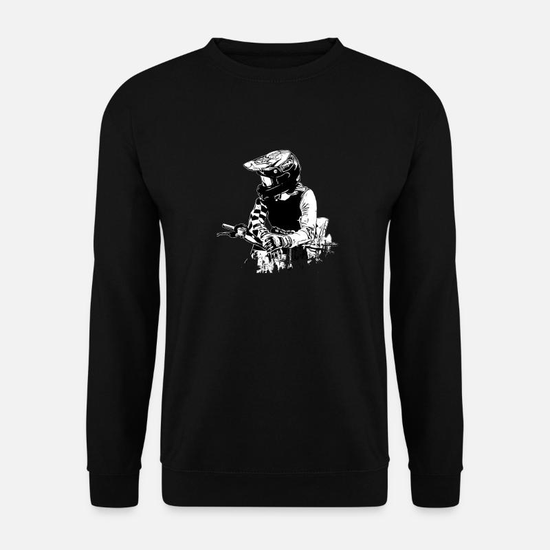 Motocross Design Enduro / Geschenkidee / MX - Unisex Pullover - Schwarz