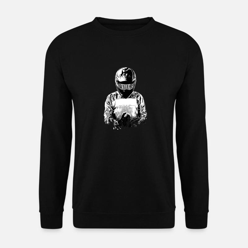 Motocross Design Enduro / Geschenkidee / MX - Unisex Pullover - Schwarz