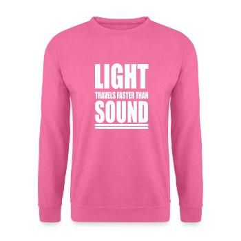 Licht Reist Ton Blitz - Unisex Pullover - Pink - Vorne