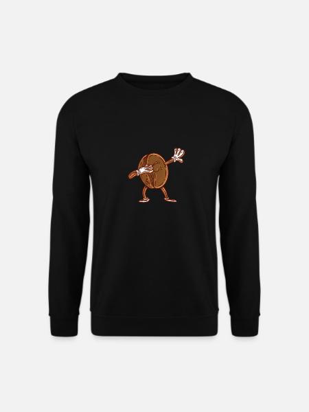Funny gift dabbing coffee bean - Unisex Sweatshirt - black