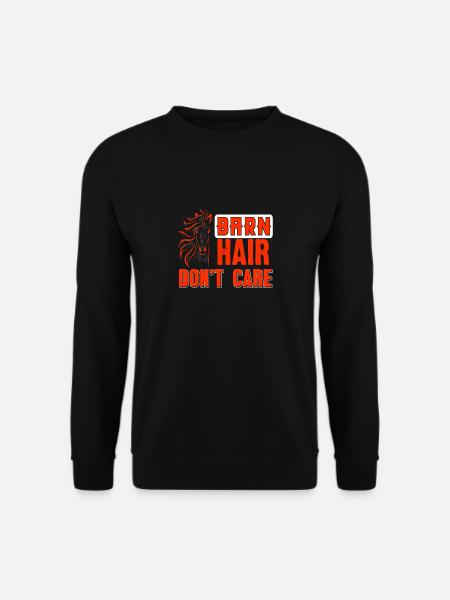 Design Barn Hair Dont Care - Sweat-shirt Unisexe - noir