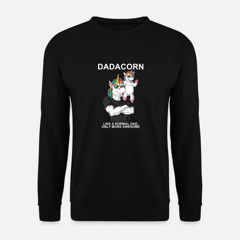 Dadacorn - Unisex Pullover - Schwarz