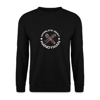 Heimwerker - Unisex Pullover - Schwarz - Vorne - Alina (178cm) & Michal (187cm)
