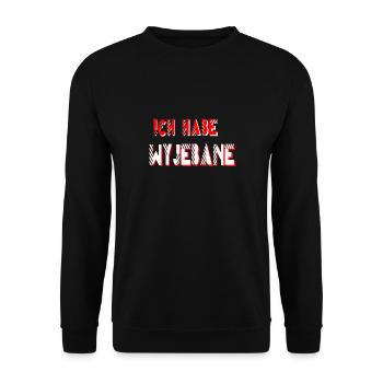 Polen Spruch - Wyjebane Polska - Unisex Pullover - Schwarz - Vorne - Alina (178cm) & Michal (187cm)