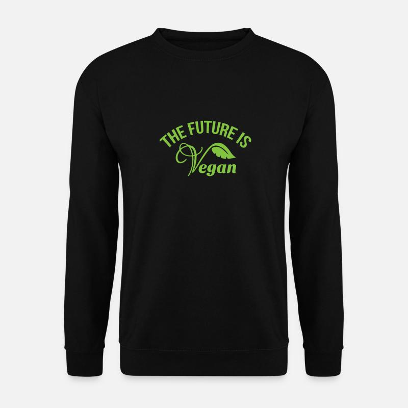 The future is vegan - Unisex Sweatshirt - black