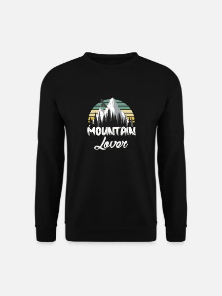 Mountain lovers - Unisex Sweatshirt - black