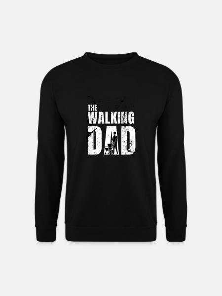 The Walking Dad Humor Geschenk Papa The Walking Dad - Unisex Pullover - Schwarz