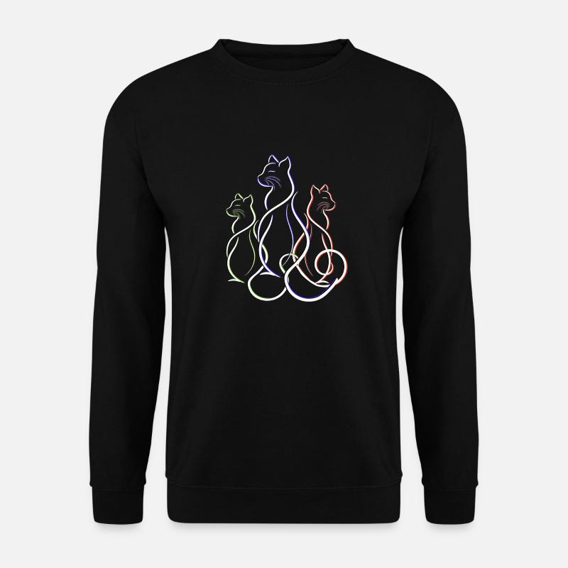 Chat Chat Chat Kitten Cat - Sweat-shirt Unisexe - noir