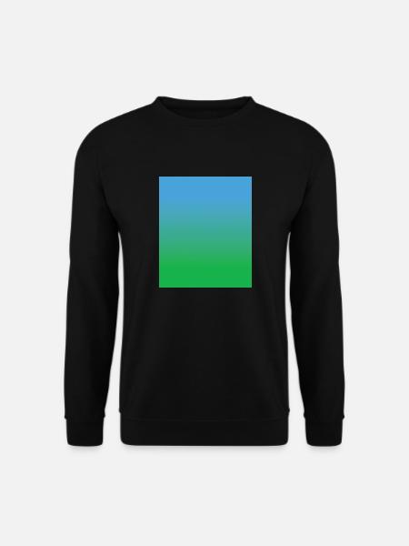 BLAU GRÜN FARBEN FARBVERLAUF FARBPALETTE - Unisex Pullover - Schwarz